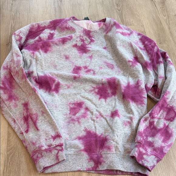 Wild Fable Pink and Gray Tie-Dye Top - Picture 1 of 3